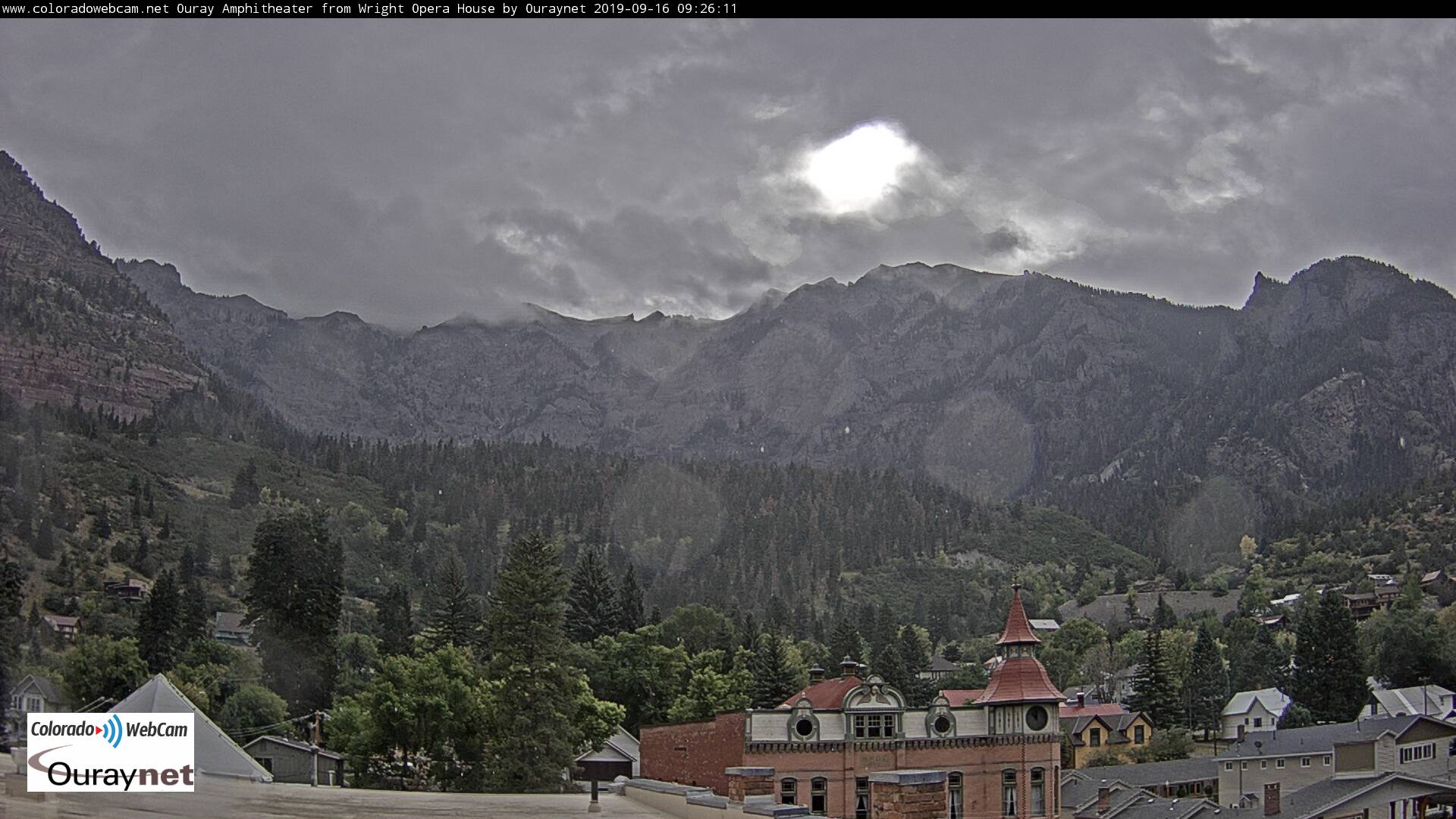 Ouray Colorado cam Ouray Amphitheater from Wright Opera House by